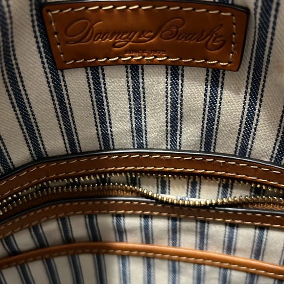 Dooney & Bourke Tan Woven Leather Shoulder Bag - Picture 8 of 10